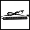 220V razvodni PDU panel 19/1U sa 8 utičnih mesta/prekidač/prenaponska zaštita/kabl 1.8m PDU-8SP-1U