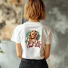 Camiseta Majica sa štampanim printom Cam 921, Ženska, Bela