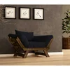 HANAH HOME Garden 1-Seat Sofa orah Crno CPT8139 140