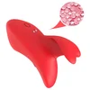 Bestoy - brezžični prstni vibrator (rdeč)
