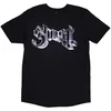 Ghost Metal Logo & Purple Grucifix (Back Print) Black XL Majica