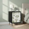 Vidaxl Nočna omarica GOTHA 2 kos Črni hrast 36 x 33 x 51 cm