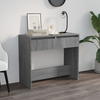 vidaXL Klubska mizica siva sonoma 89x41x76,5 cm iverna plošča