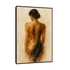 Canvas Slika na platnu Sklad linije 80x120cm, Sa ramom, Crni