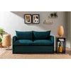 Atelier del Sofa Dvosed na razvlačenje Saga XL, 148 x 70 x 66 cm, Petrolej
