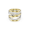 Prstan Swarovski HYPERBOLA 3-pack