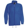 VJETROVKA S KAPULJAČOM ZIP UNISEX B&C SIROCCO ZAGREBAČKO PLAVA XL