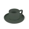 Berlinger Haus Set od 4 espresso šolje sa 4 tacne Matte Green Collection LP-BH-262, Zeleni