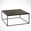 Hanah Home Klub sto Poly, 75x43x75 cm, Crni