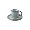 Cup with saucer, ceramics, 100ml, Domus, Light Blue - Nuova R2S