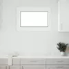 Prozor za podrum RISOR 90 x 70 cm PVC i staklo Bijela