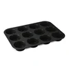Berlinger Haus Kalup za 12 mafina Matte Black Collection BH-7950N, Crni