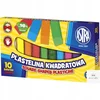 Astra Kvadratni plastelin 10 barv za šolo