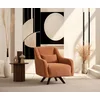 Atelier del Sofa Viličasta stolica Hera, 70x75x85 cm, Narandžasto-crna
