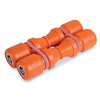 LATIN PERCUSSION SHAKER DUOSHAKE Loud, Orange LP441L