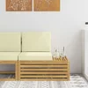 Vanjske kutne jedinice kauča Bijela i krem 91 x 63 x 73 cm