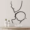 Wallity Zidna dekoracija Family, 72x0.15x50 cm, 1.5 mm, Crna