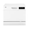 Beko Stona mašina za pranje sudova DTC36610W, 6 programa, 6 kompleta, Bela