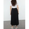 Trendyol Modest Ženska suknja Tedaw25Ee00007, Crna