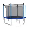 Costway Zunanji trampolin 10FT z zaščitno mrežo in lestev