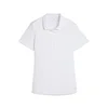 PUMA Pure 2.0 Short Sleeve Polo Women, Clothing, White Glow, XL