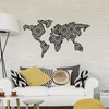 Wallxpert Zidna dekoracija The World Is Mine, 120x64cm, Crna