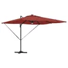 Roma Suncobran Crvena 286 x 284 x 270 cm Aluminij i poliester