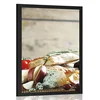 Plakat romantična večerja - 30x45 white