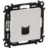 753142 Omrežna vtičnica 1×RJ45/CAT.6 UTP VALENA LIFE bela LE753142