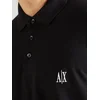 Armani Exchange za moške. XM000367AF13022UC001 Polo Logo črna (S), Črna, Priložnostno, Bombaž, Kratek rokav