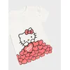 Sinsay - Pamučna majica sa printom Hello Kitty - krem
