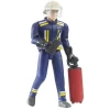 BRUDER BRUDER gasilec figura z dodatki 60100, (20290465)