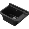 Plastični umivaonik 50x34x21cm crni C.R.