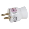 50187 VTIČNICA 2P+E/16A/230V MAX. 3680W RAVNA BELA LE050187