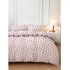 Lessentiel Maison Komplet Posteljine Love Heart, 200x220 cm, Belo-crveni