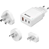 Sandberg 3in1 TravelCharger USB-C/A 65W 441-59