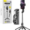 Blavec Selfie Stick Aluminium Fusion P-10 Gimbal tronožac + daljinski upravljač 1 metar crni