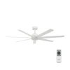 Lucci air 213182 - LED plafonski ventilator ATLANTA 1xGX53/12W/230V bela + daljinski upravljač