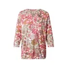 Soyaconcept Bluza FELICITY ecru/svetlo rjava/majnica/roza
