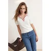 Trendyol Milla ženska bluza Twoaw24Bz00011, Ecru