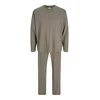 JACK & JONES Dolga pižama JACALFRED kaki