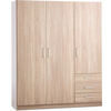 Ormar FANDRUP 145x176 3 vrata 3 fioke boja svetlog hrasta