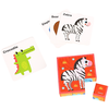 TOOKY TOY Drvena blok-puzzla Životinje