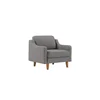 Atelier del Sofa Fotelja Robin 1, Siva