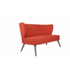 Atelier Del Sofa 2-sedežna zofa, Bienville - rdeča ploščica