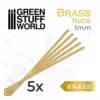 Round Brass Rods 1mm PACKx5