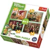 Trefl Puzzle Treflíci 4 v 1 (35,48,54,70 kosov)