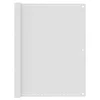 Vidaxl Balkonsko platno belo 120x300 cm HDPE