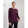 Sinsay - Pamučna bluza sa imitacijom košulje - mahagoni