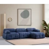 Atelier del Sofa Ugaona garnitura Petite, 290x160 cm, Plava